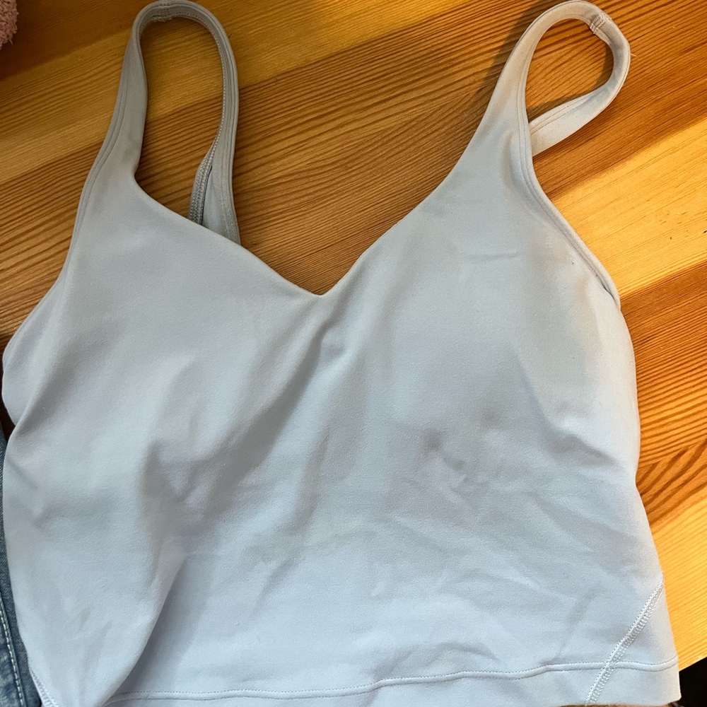 light blue align tank